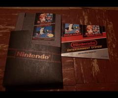 Super Mario Bros / Duck Hunt NES Cartridge with manual